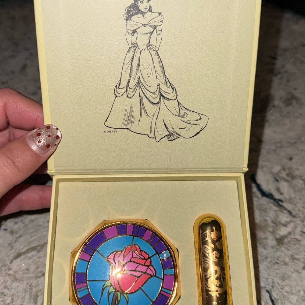 Besame x Disney Belle Disney Princess Signature Compact & Lipstick